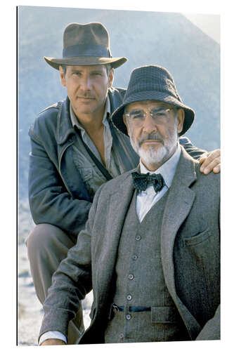 Cuadro de plexi-alu Indiana Jones: Harrison Ford and Sean Connery