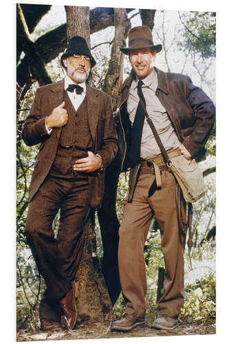 PVC-tavla Indiana Jones: Sean Connery and Harrison Ford