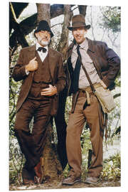 Foam board print Indiana Jones: Sean Connery and Harrison Ford