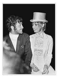 Poster Jean Paul Belmondo and Brigitte Bardot