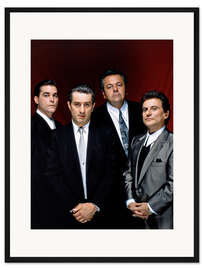 Gerahmter Kunstdruck Goodfellas: Ray Liotta, Robert De Niro, Paul Sorvino und Joe Pesci