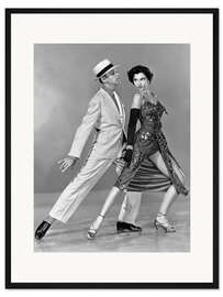 Gerahmter Kunstdruck Fred Astaire und Cyd Charisse, The Band Wagon 1953