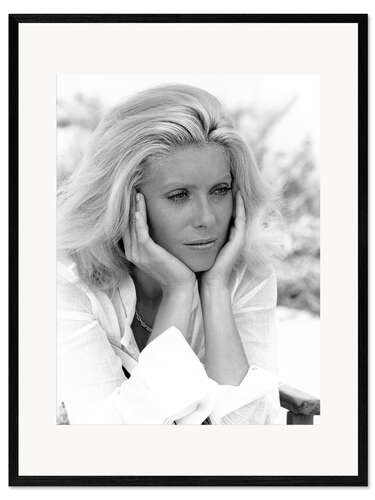 Impression artistique encadrée Catherine Deneuve, La Cagna, 1971