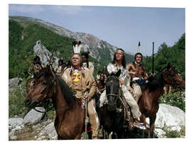 Foam board print Last of the Renegades, Winnetou Part 2