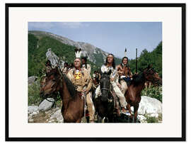 Impression artistique encadrée Last of the Renegades, Winnetou Part 2