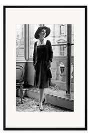 Gerahmter Kunstdruck Sängerin Maria Callas