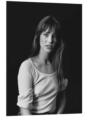 Aluminium print Jane Birkin, 1970