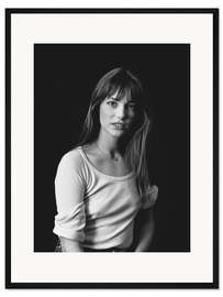 Gerahmter Kunstdruck Jane Birkin, 1970