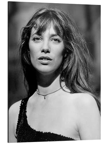 Tableau en aluminium Jane Birkin, 1970