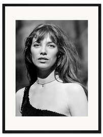 Gerahmter Kunstdruck Jane Birkin, 1970
