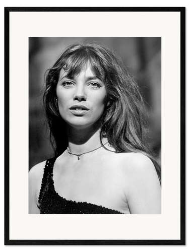 Innrammet kunsttrykk Jane Birkin, 1970