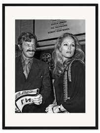 Gerahmter Kunstdruck Jean Paul Belmondo und Ursula Andress