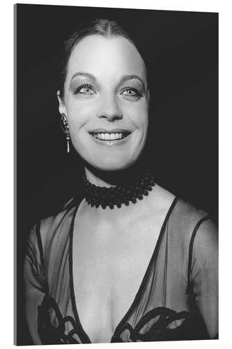 Acrylic print Romy Schneider, film premiere of "Les Choses De La Vie", 1970