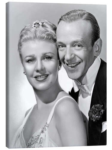 Tableau sur toile Ginger Rogers and Fred Astaire, The Barkleys off Broadway 1949