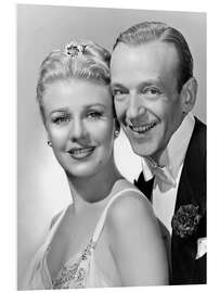 Foam board print Ginger Rogers and Fred Astaire, The Barkleys off Broadway 1949