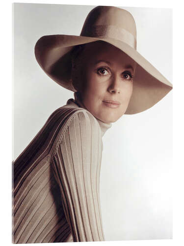 Acrylic print Catherine Deneuve, The April Fools 1969