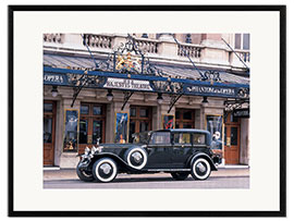 Impressão artística com moldura Fred Astaire's 1927 Rolls-Royce