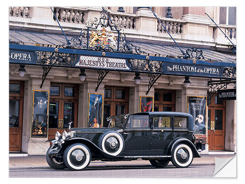 Selvklebende plakat Fred Astaire's 1927 Rolls-Royce