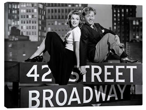 Obraz na płótnie Judy Garland And Mickey Rooney, Babes On Broadway 1941