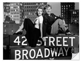 Vinilo para la pared Judy Garland And Mickey Rooney, Babes On Broadway 1941