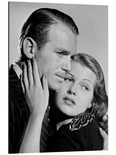 Aluminium print Douglas Fairbanks Jr. and Rita Hayworth, Angels Over Broadway 1940