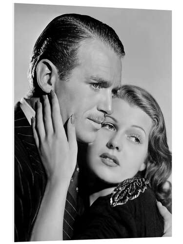 Obraz na PCV Douglas Fairbanks Jr. and Rita Hayworth, Angels Over Broadway 1940