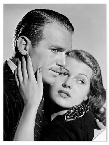 Naklejka na ścianę Douglas Fairbanks Jr. and Rita Hayworth, Angels Over Broadway 1940