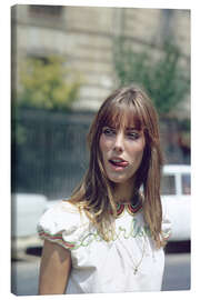 Canvas print Jane Birkin, 1969