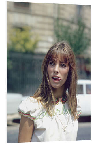 Foam board print Jane Birkin, 1969