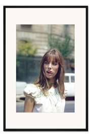 Gerahmter Kunstdruck Jane Birkin, 1969