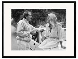 Framed art print Christian Marquand and Catherine Deneuve, 'I love you all', 1980