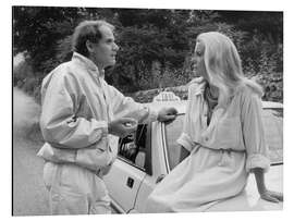 Magnettafel Christian Marquand und Catherine Deneuve, 'Ich liebe euch alle', 1980