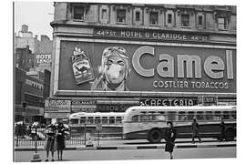 Tableau en plexi-alu Times Square Advertising, New York, 1943