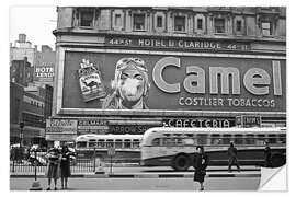 Selvklebende plakat Times Square Advertising, New York, 1943