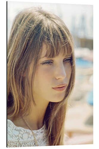 Cuadro de aluminio Jane Birkin in Cannes Harbour, 1969