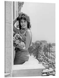 Tableau en PVC Sophia Loren, Cannes Festival, 1959