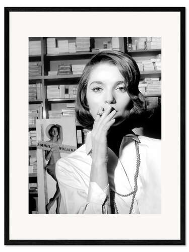 Impresión de arte enmarcada Italian actress Elsa Martinelli, 1960