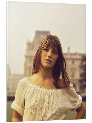 Cuadro de aluminio Jane Birkin, Paris 1969