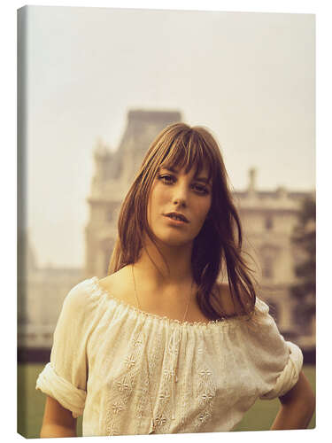 Canvastavla Jane Birkin, Paris 1969