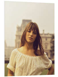 Foam board print Jane Birkin, Paris 1969