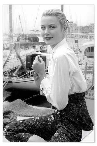 Adesivo murale Grace Kelly at Cannes Festival, 1955