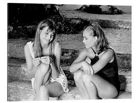 Gallery print Jane Birkin and Romy Schneider