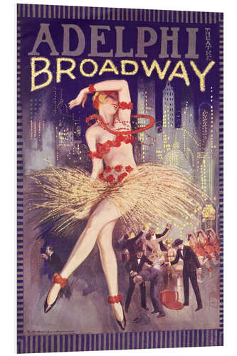 PVC print Broadway , Adephi Theatre, London, 1926