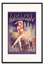 Gerahmter Kunstdruck Broadway , Adephi Theater, London, 1926