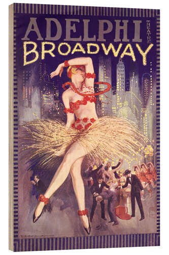 Holzbild Broadway , Adephi Theater, London, 1926