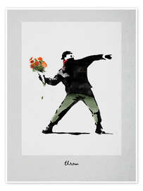 Wall print  Banksy - Excellent Throw