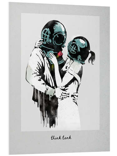 Foam board print Banksy - Think Tank