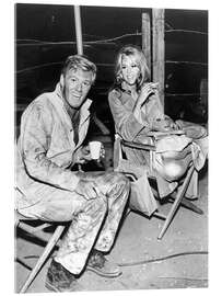 Acrylic print Robert Redford and Jane Fonda, 1966