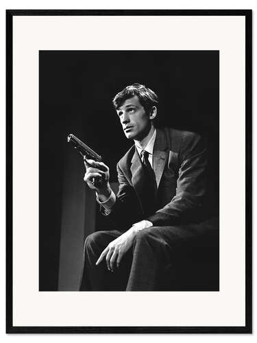 Framed art print Jean-Paul Belmondo - Un Nomme La Rocca, 1961