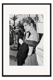 Gerahmter Kunstdruck Brigitte Bardot, Cannes Film Festival, 1955